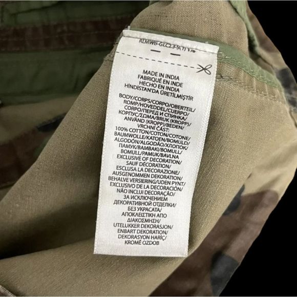 SOLD!! POLO RALPH LAUREN Camo Fatique Military Utility Jacket - Size XL - Picture 11 of 11